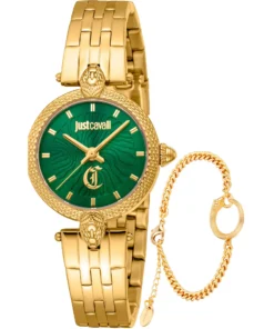 Just Cavalli Exclusive Gold Green Watch X093_JC1L330M0055_148956