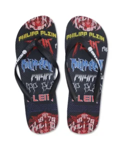 Exclusive Philipp Plein Flip Flops BRD_90299_BLACK-MULTI_128067