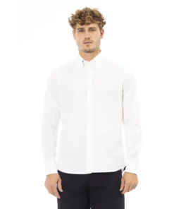 Authentic Baldinini Solid White Shirt OSIMO_MEDIUMBD_00000Bianco_147310