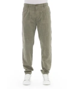 Exclusive Baldinini Trend Trousers RVE3PT000623U_ARMY