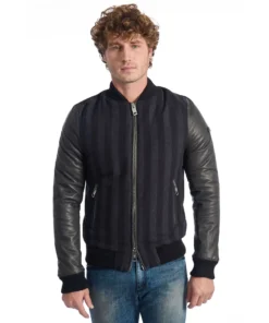 Exclusive Roberto Pepe Authentic Bomber Jacket FC_9HOS_NERO_148308