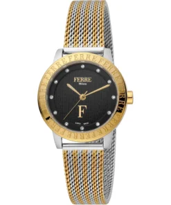 Exclusive Ferrè Milano Quartz Watch Gold Accents X093_FM1L174M0081_141730