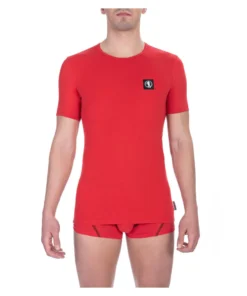 Exclusive Red Bikkembergs Roundneck T-shirt BKK1UTS07BI_RED_142643