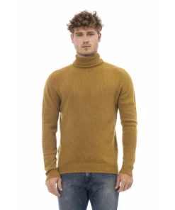 Exclusive Solid Color Turtleneck Sweater AU7071G_4191LICHENE_138478