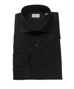 Exclusive Bagutta Slim Fit Black Shirt 12745UNWALTER_400-N008Nero_140191