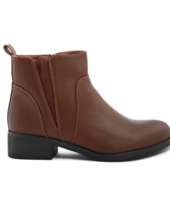 Exclusive Fashion Attitude Brown Ankle Boots FAG_HD055_91_BROWN-V_147082