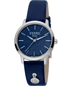 Exclusive Ferrè Milano Blue Leather Watch X093_FM1L152L0011_131398