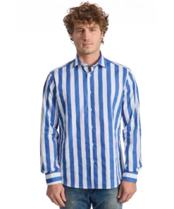 Exclusive Striped Cotton Shirt by Baldinini MATCHPOINT_62_148295