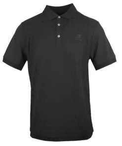 Exclusive Zenobi Black Solid Cotton Polo POMZ0699_BLACK_139700