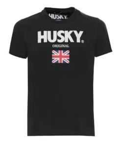 Exclusive Husky Round Neck T-Shirt Black X073_HS23BEUTC35CO177-JOHN_C002_140930