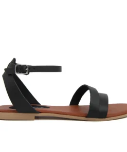 Exclusive Authentic Leather Sandals FAME23_23176MC_NERO-V_147148