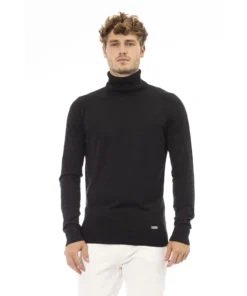 Exclusive Baldinini Turtleneck Sweater AU7805GE_POLICORO_9004NERO_147326