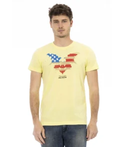 Exclusive Trussardi Action Yellow T-shirt 2AT02F_96Yellow_136781