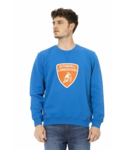 Exclusive Automobili Lamborghini Sweatshirt - Sky Diver Blue 72XBI000CJ315_202SKYDIVERBLUE_136418