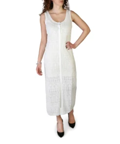 Exclusive Pepe Jeans Patty Dress in White PATTY_PL701851_WHITE_124886