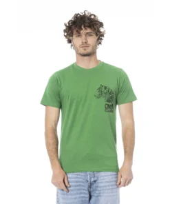 Authentic Cavalli Class T-shirt in Brilliant Green QXT63EJD060_07334BrilliantGreen_150580