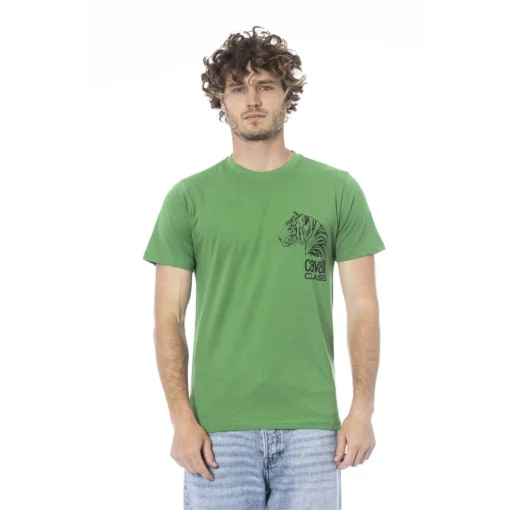 Authentic Cavalli Class T-shirt in Brilliant Green QXT63EJD060_07334BrilliantGreen_150580