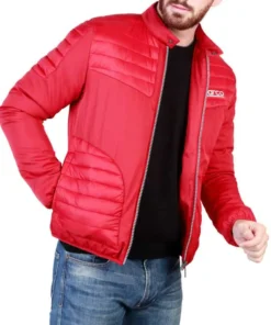 Exclusive Sparco Bloomington Red Bomber Jacket BLOOMINGTON_RED_82228