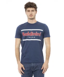 Exclusive Baldinini Trend T-Shirt - BluMarino TSU540_COMO_BluMarino_143107