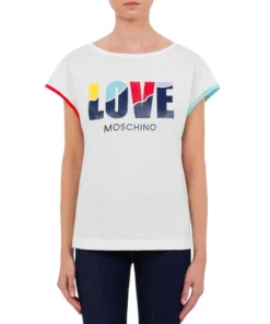 Authentic Moschino LOVE T-shirt for Women X073_W4H9201-M3876_A00_150258