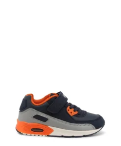 Exclusive Kids' Navy & Orange Sneakers 005-001_V-NAVY-ORANGE_134764