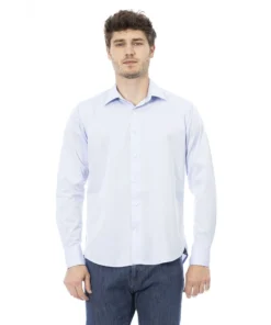 Exclusive Baldinini Trend Regal Shirt Azzurro REGAL_MEDIUMIT_155Azzurro_147346