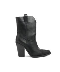 Exclusive Fashion Attitude Black Heeled Boots FAG_MP635_NERO_146225