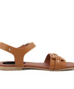 Exclusive Spring/Summer Leather Sandals FAME23_22MC104_CUOIO-V_147139