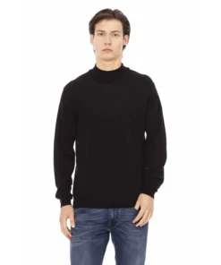 Exclusive Black Wool Turtleneck Sweater LP2510_TORINO_NeroBlack_132393