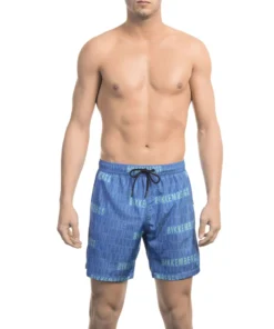 Exclusive Bikkembergs Beachwear Swimsuit BKK1MBM17_BLUE_136459