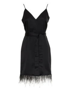 Exclusive V-Neck Fringed Dress - X073_222TN2160-_00006_148793