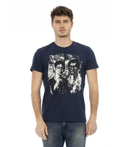 Exclusive Trussardi Action T-Shirt in Blue 2AT47_04Blue_136641