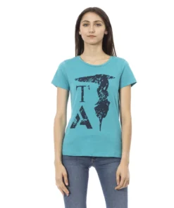 Exclusive Turquoise Short Sleeve T-Shirt 2BT03_72Turquoise_140734