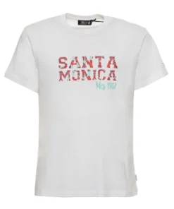 Exclusive Authentic Santa Monica T-Shirt X073_10BTS005-L2301_WHITE_145117