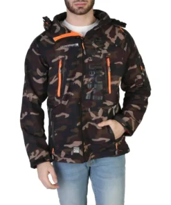 Premium Authentic Geographical Norway Techno Camo Jacket Techno-camo_man_kaki-orange_124633