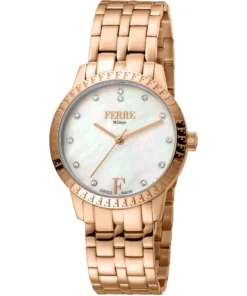 Exclusive Ferrè Milano Quartz Watch - Rose Gold X093_FM1L128M0251_141695