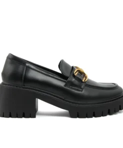 Exclusive Attitude Loafers with Platform - FAG_G70013_NERO_146328