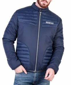 Exclusive Sparco Bloomington Bomber Jacket - Blue BLOOMINGTON_BLUE_82226