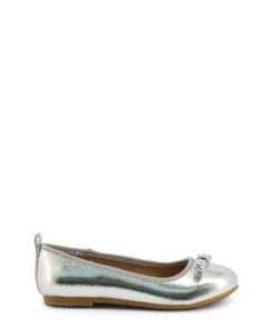 Exclusive Silver Ballet Flats for Kids 808-001_SILVER_115510