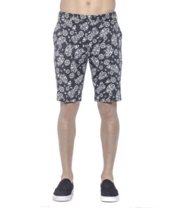 Exclusive PT Torino Navy Printed Shorts BSSLZ00AL29