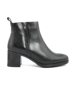 Exclusive Black Leather Ankle Boots FAR_WH70H01_BLACK_147167