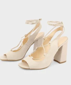 Exclusive Authentic Linda Beige Heels LINDA_BEIGE_72233