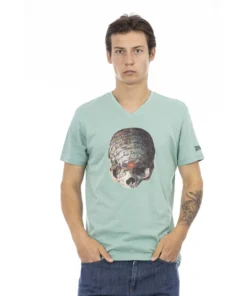 Trussardi Action Exclusive V-Neck T-Shirt 2AT136_01Green_136593