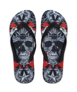 Exclusive Philipp Plein Flip Flops BRD_90099_BLACK-MULTI_128065