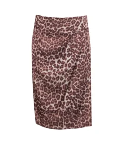 Exclusive Leopard Print Skirt by Twinset X073_222TN2163-_07287