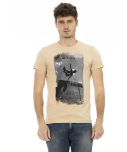 Exclusive Trussardi Action Short Sleeve T-Shirt 2AT03_04Sand_136561