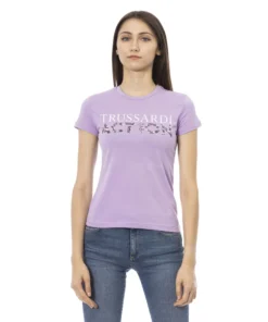 Trussardi Action Exclusive Lilac T-Shirt 2BT03B_27Lilac_140732