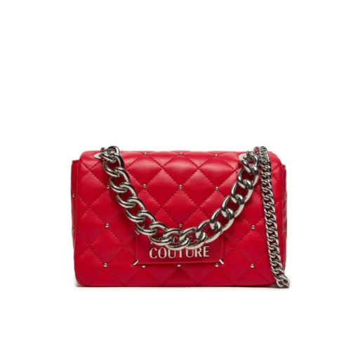 Authentic Versace Red Quilted Across-Body Bag 75VA4BQ5_ZS823_514