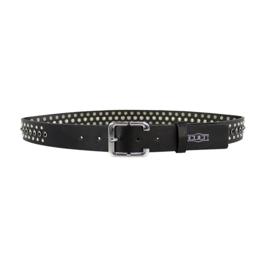 Authentic Cult Studded Leather Belt - X3EPWX992054_999_147856