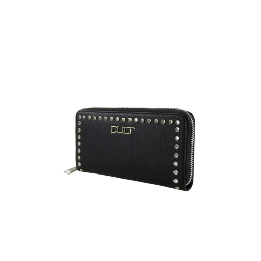 Authentic Cult Black Wallet with Zip Closure X3EPWX091923_999_147851